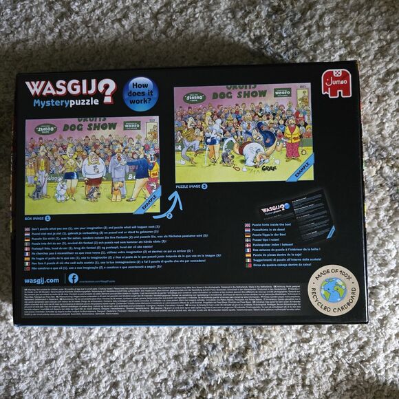 COMPLETE WASGIJ? 16 BIRTHDAY SURPRISE 1000 PC MYSTERY Jigsaw PUZZLE - Picture 3 of 3